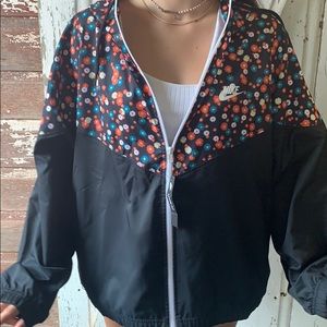 NWT nike flower windbreaker